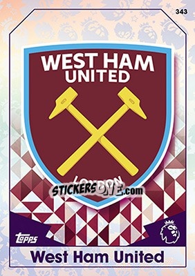 Figurina Club Badge - English Premier League 2016-2017. Match Attax - Topps