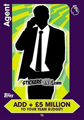 Sticker Agent - English Premier League 2016-2017. Match Attax n. T2 - Topps