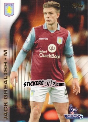 Sticker Jack Grealish - Premier Gold 2015-2016 - Topps