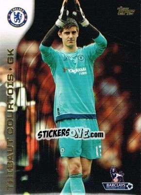 Sticker Thibaut Courtois - Premier Gold 2015-2016 n. 23 - Topps