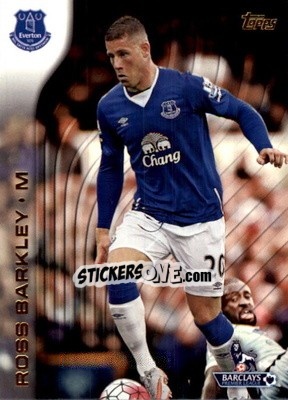 Sticker Ross Barkley - Premier Gold 2015-2016 n. 43 - Topps