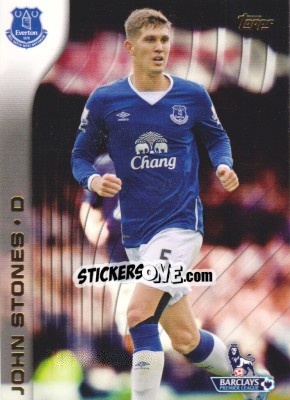 Sticker John Stones - Premier Gold 2015-2016 n. 44 - Topps