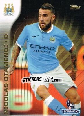 Sticker Nicolas Otamendi - Premier Gold 2015-2016 n. 62 - Topps