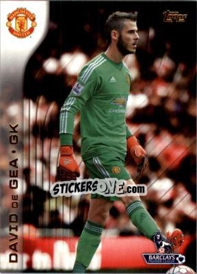 Sticker David de Gea - Premier Gold 2015-2016 n. 69 - Topps