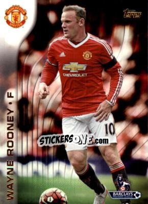 Sticker Wayne Rooney - Premier Gold 2015-2016 n. 76 - Topps