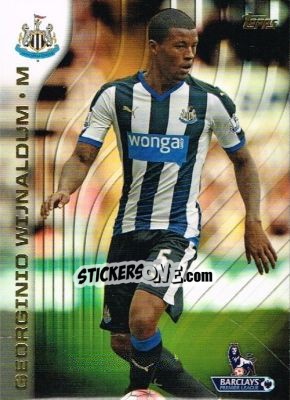 Sticker Georginio Wijnaldum - Premier Gold 2015-2016 n. 80 - Topps