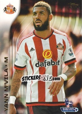 Sticker Yann M'Vila - Premier Gold 2015-2016 - Topps