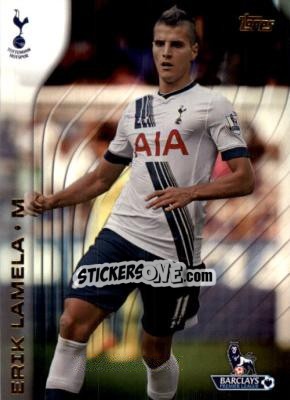 Sticker Erik Lamela - Premier Gold 2015-2016 n. 127 - Topps