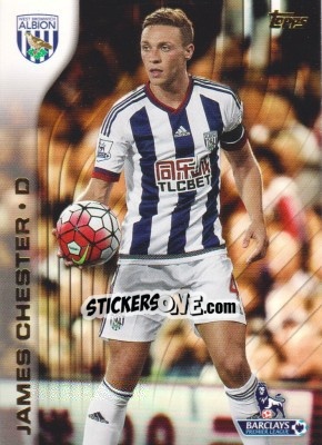 Figurina James Chester - Premier Gold 2015-2016 - Topps