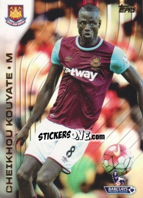 Sticker Cheikhou Kouyate - Premier Gold 2015-2016 n. 147 - Topps