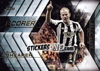 Sticker Alan Shearer - Premier Gold 2015-2016 n. AA-1 - Topps