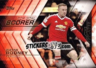 Sticker Wayne Rooney - Premier Gold 2015-2016 n. AA-3 - Topps