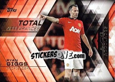 Sticker Ryan Giggs - Premier Gold 2015-2016 - Topps