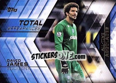 Sticker David James - Premier Gold 2015-2016 - Topps