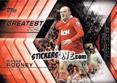Sticker Wayne Rooney - Premier Gold 2015-2016 n. AA-20 - Topps