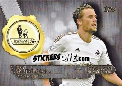 Sticker Gylfi Sigurdsson - Premier Gold 2015-2016 n. BB-17 - Topps