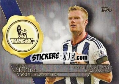 Sticker Chris Brunt - Premier Gold 2015-2016 - Topps