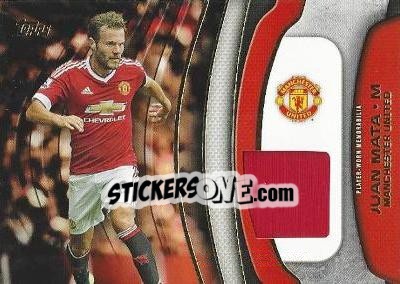 Sticker Juan Mata - Premier Gold 2015-2016 - Topps