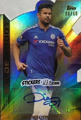 Sticker Diego Costa - Premier Gold 2015-2016 n. GB-DC - Topps
