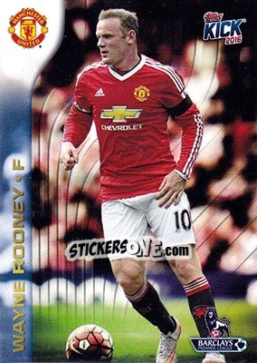 Sticker Wayne Rooney - Premier Gold 2015-2016 n. K10 - Topps