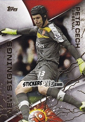 Sticker Petr Cech - Premier Gold 2015-2016 - Topps