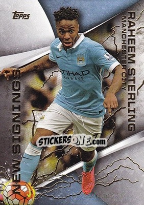 Sticker Raheem Sterling - Premier Gold 2015-2016 n. NS-4 - Topps