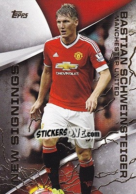 Sticker Bastian Schweinsteiger - Premier Gold 2015-2016 n. NS-8 - Topps