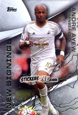 Sticker Andre Ayew - Premier Gold 2015-2016 n. NS-9 - Topps