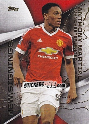 Figurina Anthony Martial - Premier Gold 2015-2016 - Topps