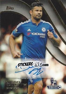 Sticker Diego Costa - Premier Gold 2015-2016 - Topps