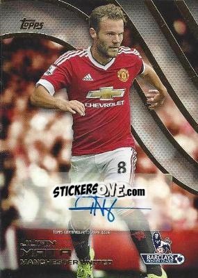 Sticker Juan Mata - Premier Gold 2015-2016 n. PA-JM - Topps