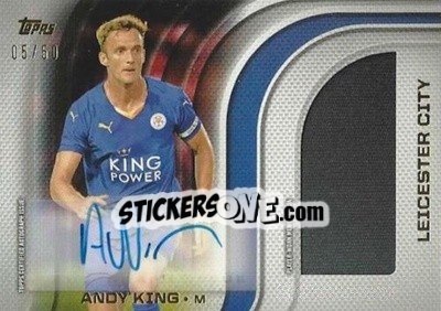 Sticker Andy King - Premier Gold 2015-2016 - Topps