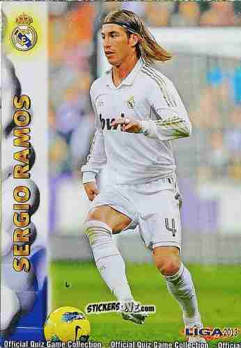 Sticker Sergio Ramos - Campeonato Nacional De Liga 2012-2013 n. 7 - Mundicromo