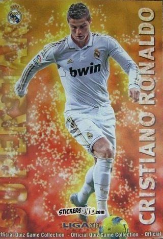 Sticker Cristiano Ronaldo - Campeonato Nacional De Liga 2012-2013 n. 27 - Mundicromo