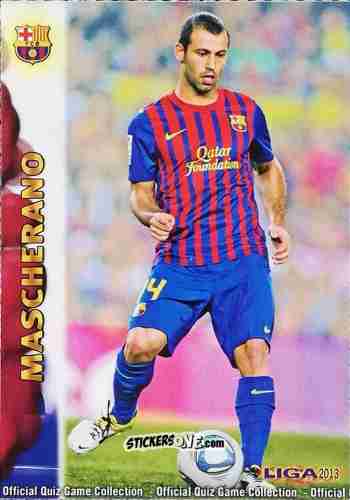 Figurina Mascherano - Campeonato Nacional De Liga 2012-2013 n. 38 - Mundicromo