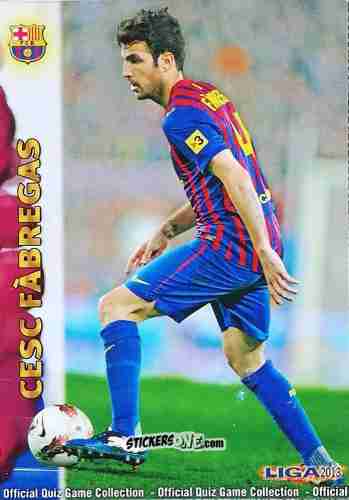 Sticker Cesc Fàbregas - Campeonato Nacional De Liga 2012-2013 n. 41 - Mundicromo