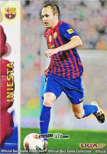 Figurina Iniesta - Campeonato Nacional De Liga 2012-2013 n. 43 - Mundicromo