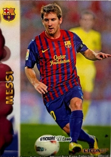 Sticker Messi - Campeonato Nacional De Liga 2012-2013 n. 44 - Mundicromo