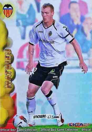 Cromo Jérémy Mathieu - Campeonato Nacional De Liga 2012-2013 n. 62 - Mundicromo
