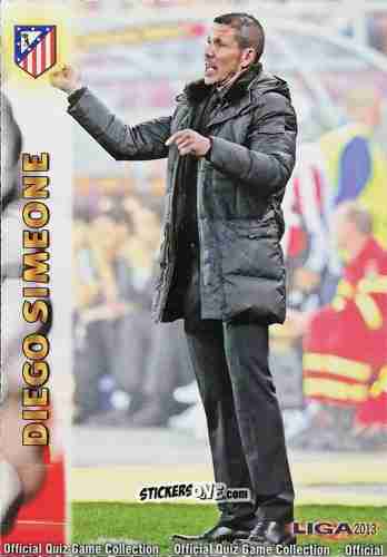 Cromo Diego Simeone - Campeonato Nacional De Liga 2012-2013 n. 111 - Mundicromo