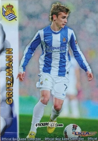 Cromo Griezmann - Campeonato Nacional De Liga 2012-2013 n. 316 - Mundicromo