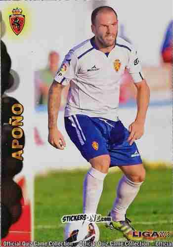 Cromo Apoño - Campeonato Nacional De Liga 2012-2013 n. 424 - Mundicromo