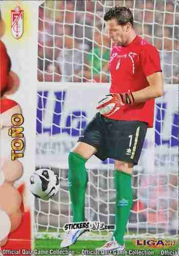 Cromo Toño - Campeonato Nacional De Liga 2012-2013 n. 437 - Mundicromo