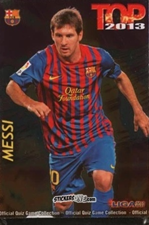 Sticker Messi - Campeonato Nacional De Liga 2012-2013 n. 595 - Mundicromo