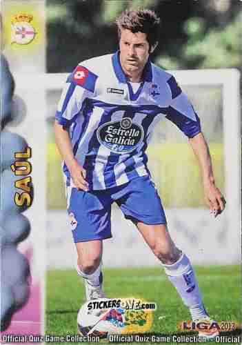 Sticker Saúl - Campeonato Nacional De Liga 2012-2013 n. 1137 - Mundicromo