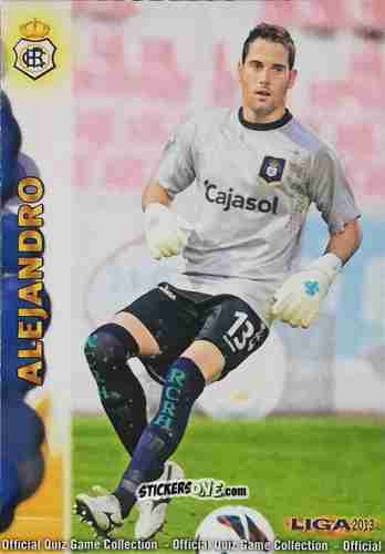 Cromo Alejandro - Campeonato Nacional De Liga 2012-2013 n. 1223 - Mundicromo