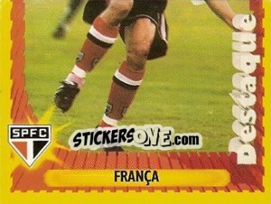 Sticker França - Campeonato Brasileiro 1998 - Panini