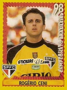 Sticker Rogério Ceni - Campeonato Brasileiro 1998 n. 3 - Panini