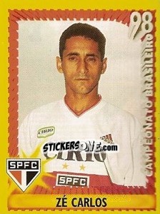 Sticker Zé Carlos - Campeonato Brasileiro 1998 - Panini