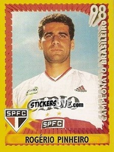 Sticker Rogério Pineiro - Campeonato Brasileiro 1998 n. 6 - Panini